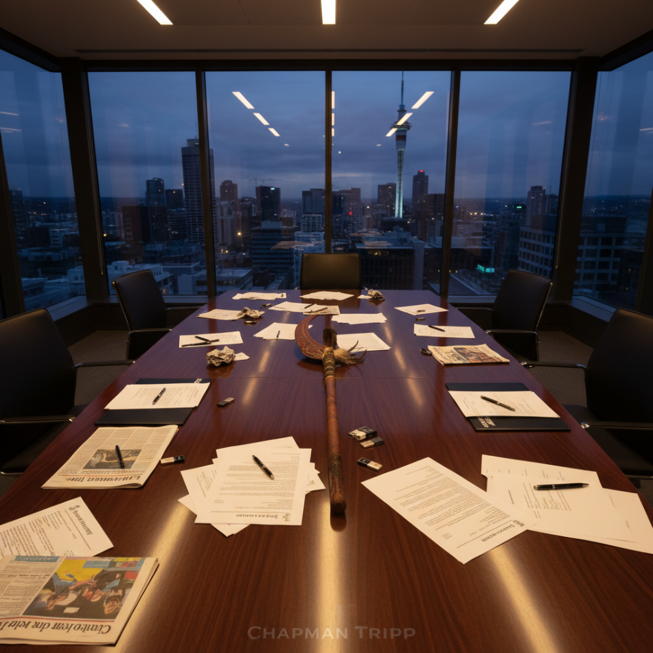 The boardroom after truth arrived