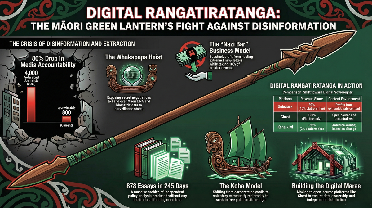 "878 Essays, One Taiaha, Zero Permission" - 27 February 2026