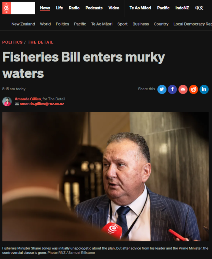 "Te Moana Hoko: How Shane Jones Sold Our Oceans to the Highest Trawler" - 30 March 2026