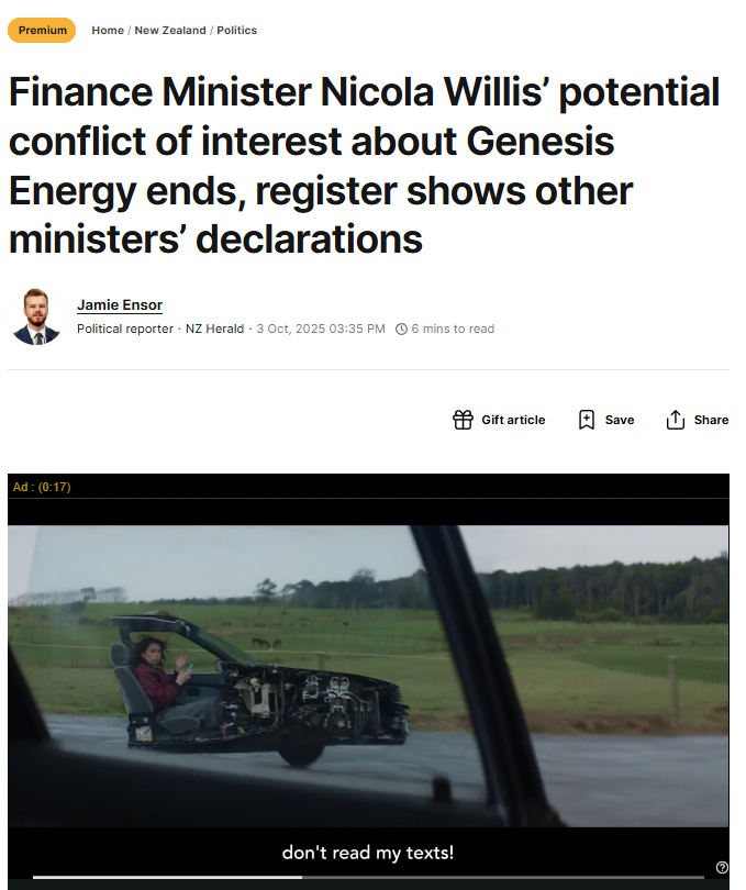 “When Your Finance Minister’s Family Gets Rich While You Pay the Power Bill” - 4 October 2025