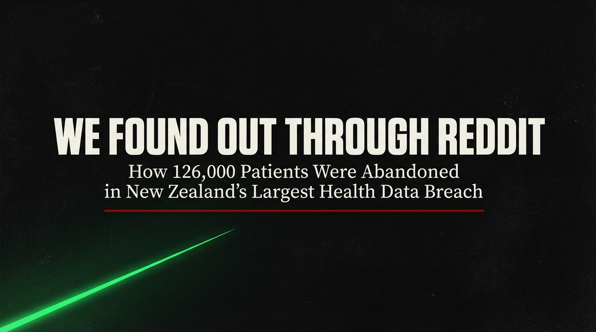 "How Simeon Brown’s Government Abandoned 126,000 Patients to Learn About Their Stolen Health Data From Social Media" - 5 January 2025