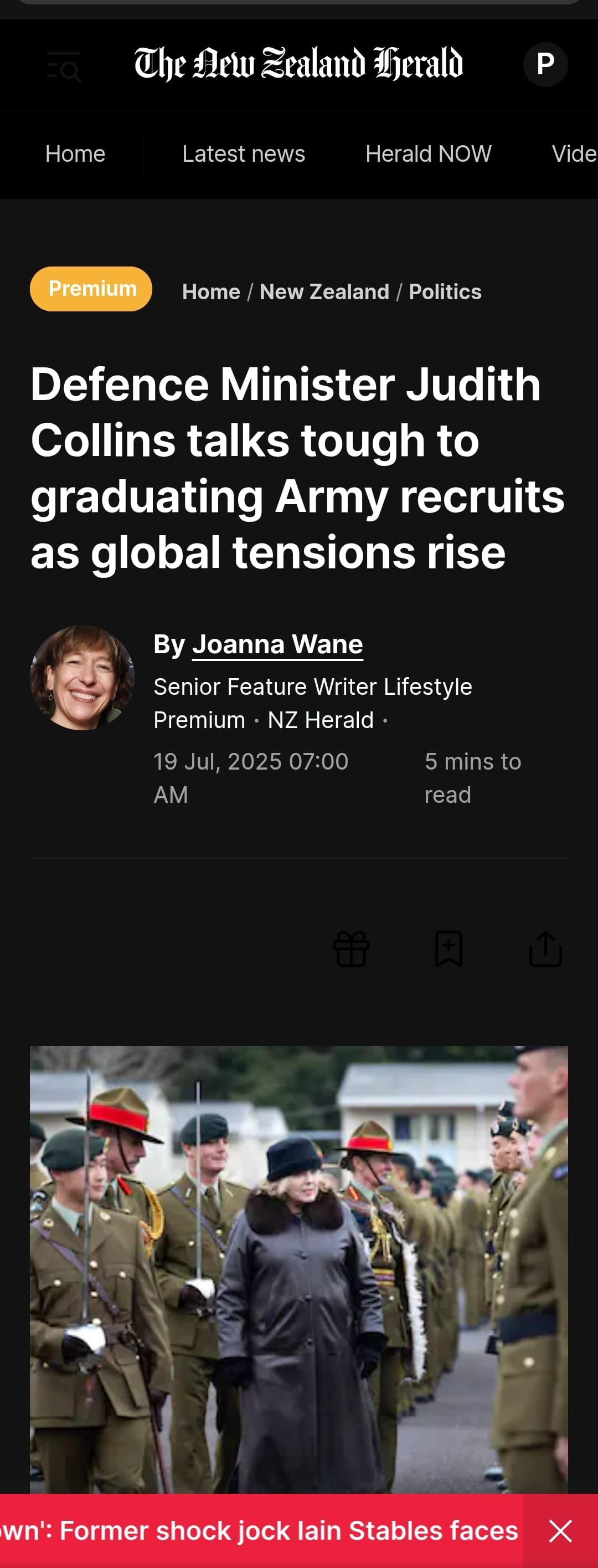 "Out-spending the Devil: Militarism, Misinformation, and the New Zealand Government’s Disney Villain Moment" - 20 July 2025