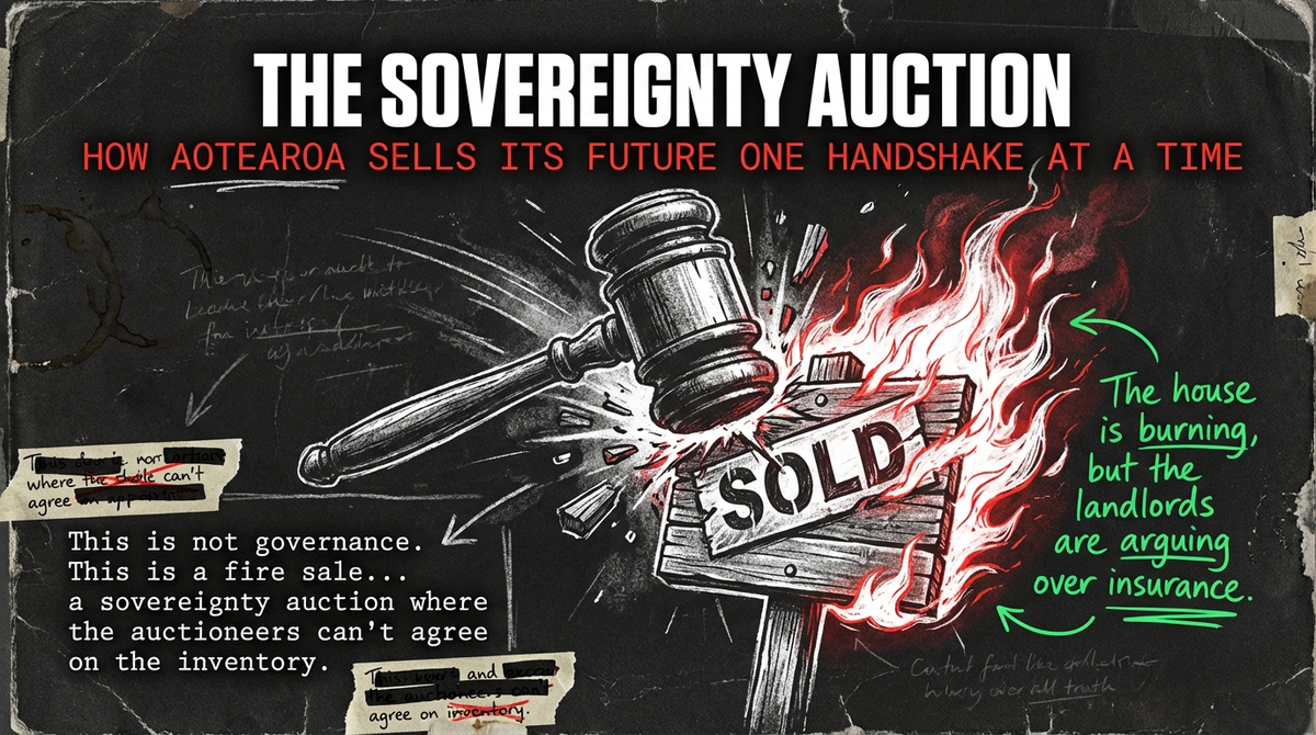 “Free Trade Agreements - The Sovereignty Auction: How Aotearoa Sells Its Future One Handshake at a Time” - 30 January 2026