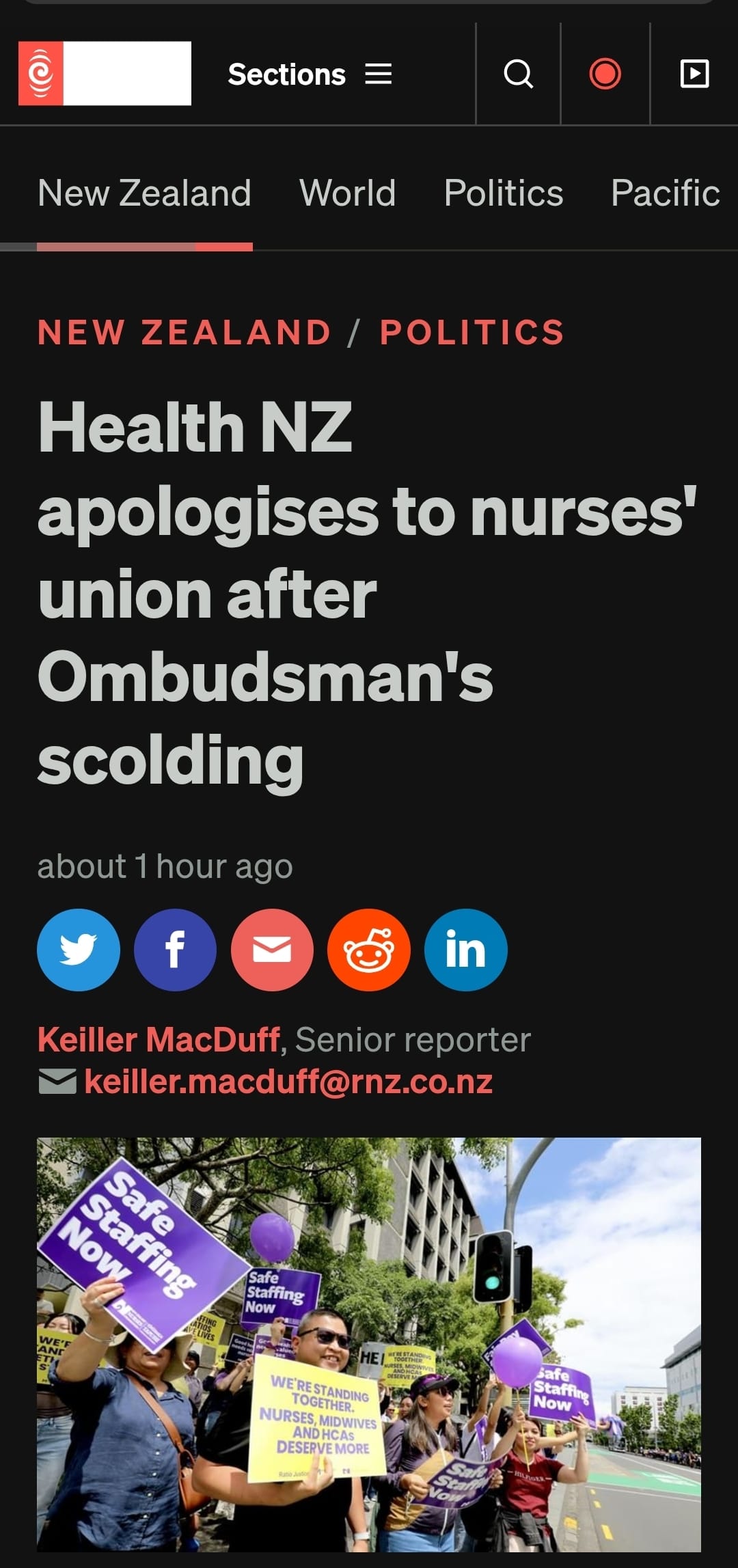 “Health NZ Apologises to the Nurses’ Union: Accountability, Power, and the Struggle for Mauri Ora” - 4 September 2025