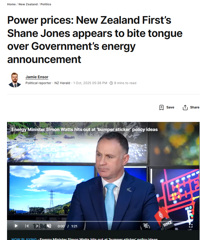 “The Muzzled Māori: How Shane Jones Betrayed His Own People for Coalition Comfort” -2 October 2025