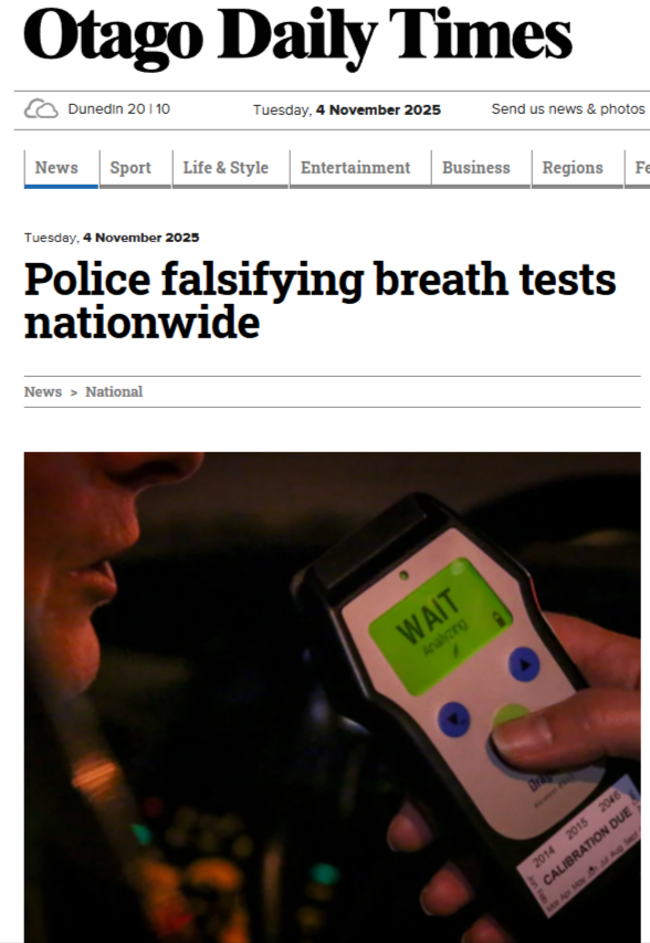 “When Police Cook The Books” - 4 November 2025