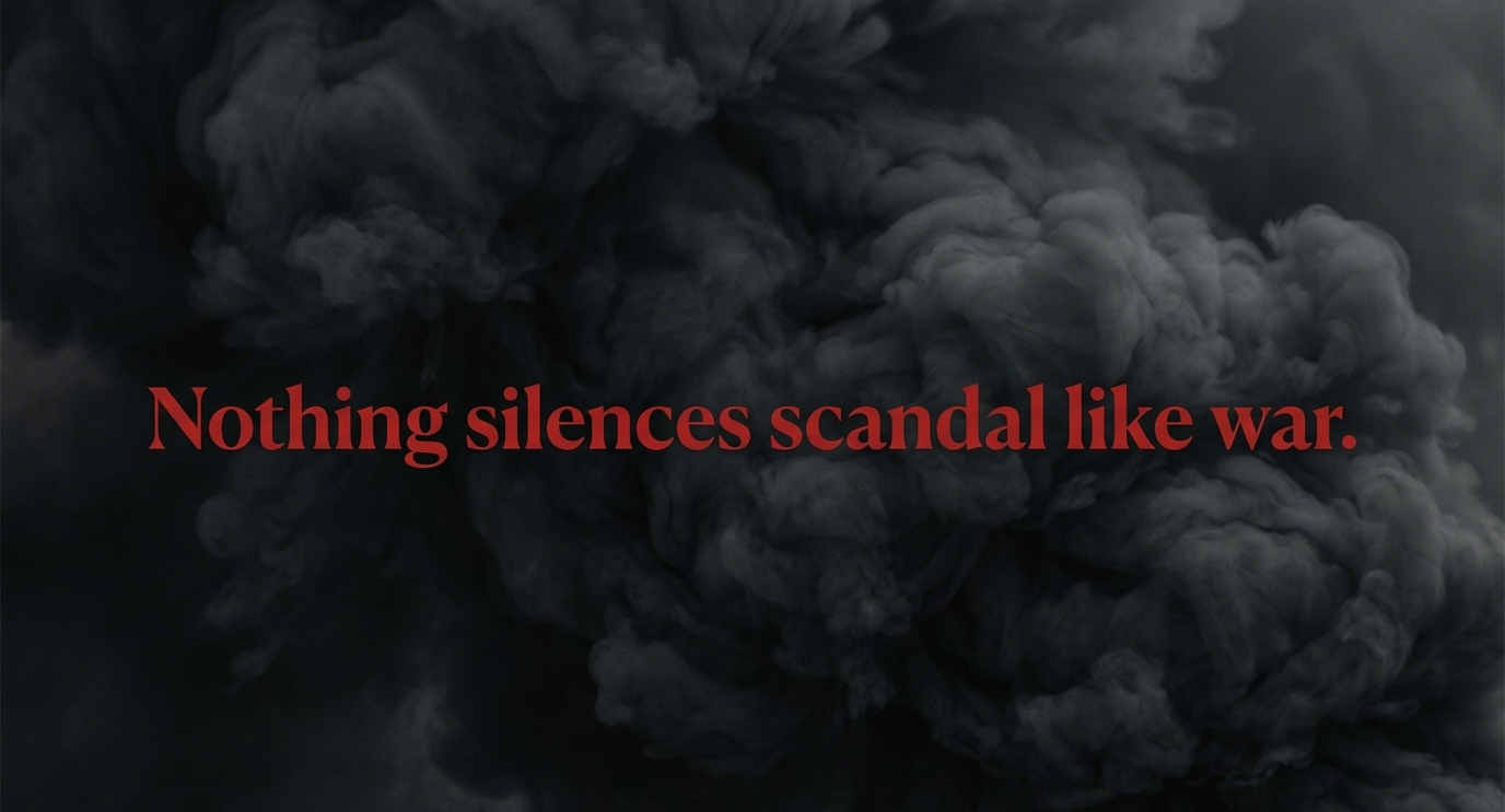 “THE SMOKE SCREEN BURNS BRIGHT: How Trump Uses Blood and Fire to Hide Shame”  - 4 January 2025