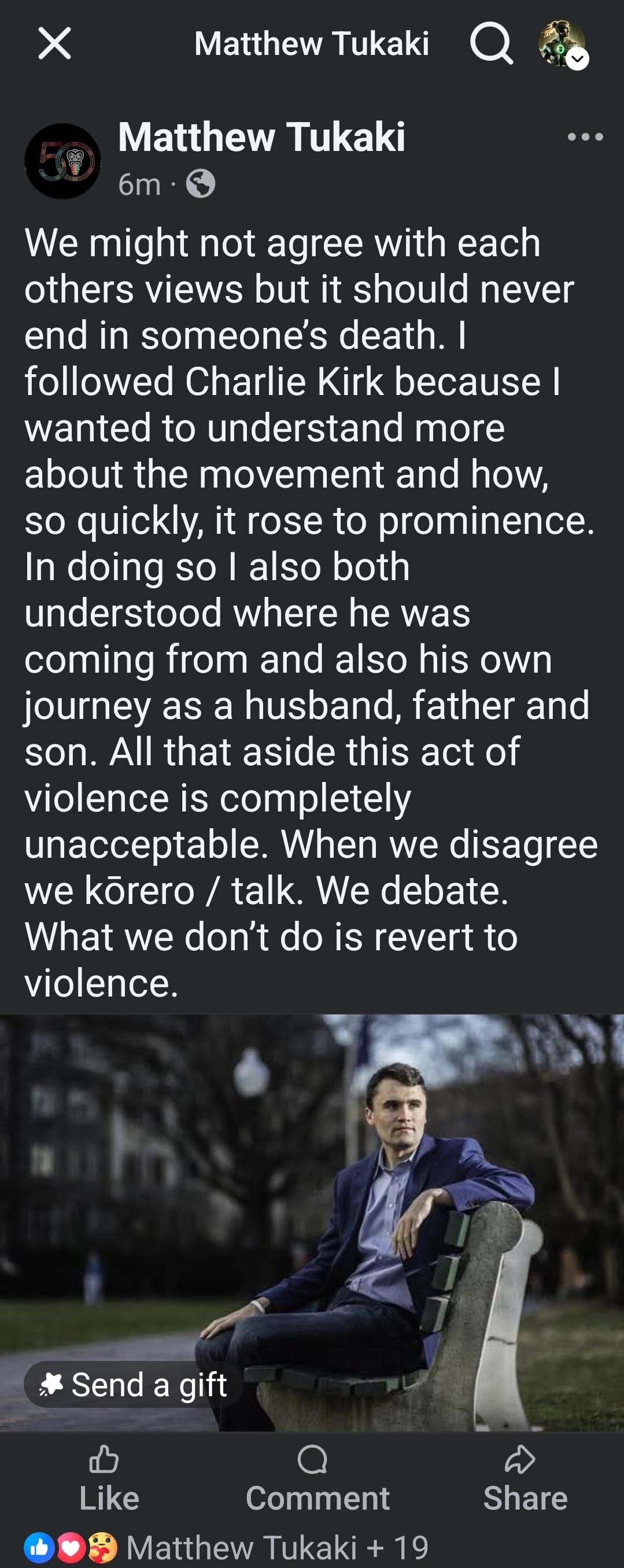 "The Corporate Stooge Defends His Far-Right Heroes" - 12 September 2025