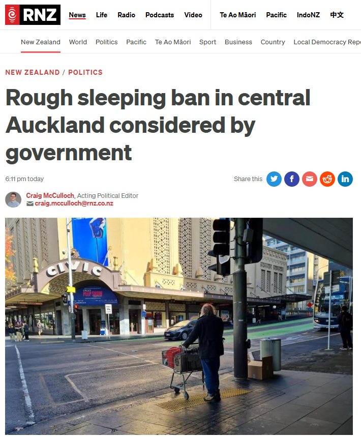 "INVISIBLE VIOLENCE: HOW CHRISTOPHER LUXON'S GOVERNMENT IS CRIMINALIZING POVERTY WHILE PROFITING FROM HOMELESSNESS" - 5 November 2025