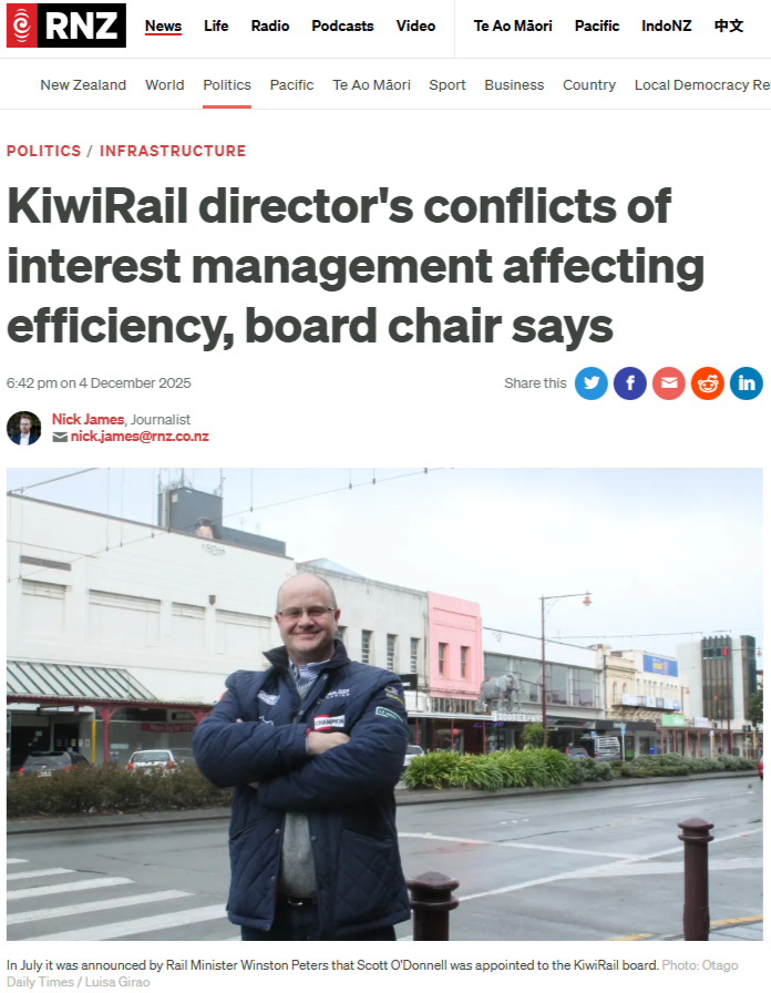 “The KiwiRail Corruption Circuit” - 5 December 2025