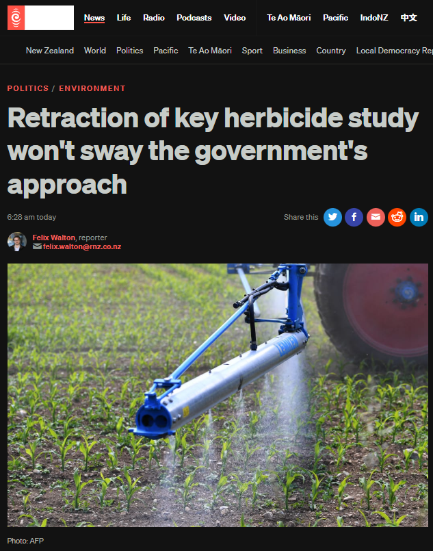 “Ghost‑Written Science, Glyphosate, and Crown Complacency” - 19 December 2025