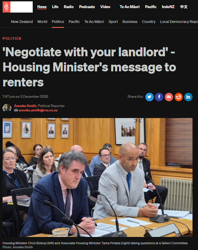 “The Housing Depravity Doctrine: How Chris Bishop and Tama Potaka Abandoned Aotearoa” - 5 December 2025