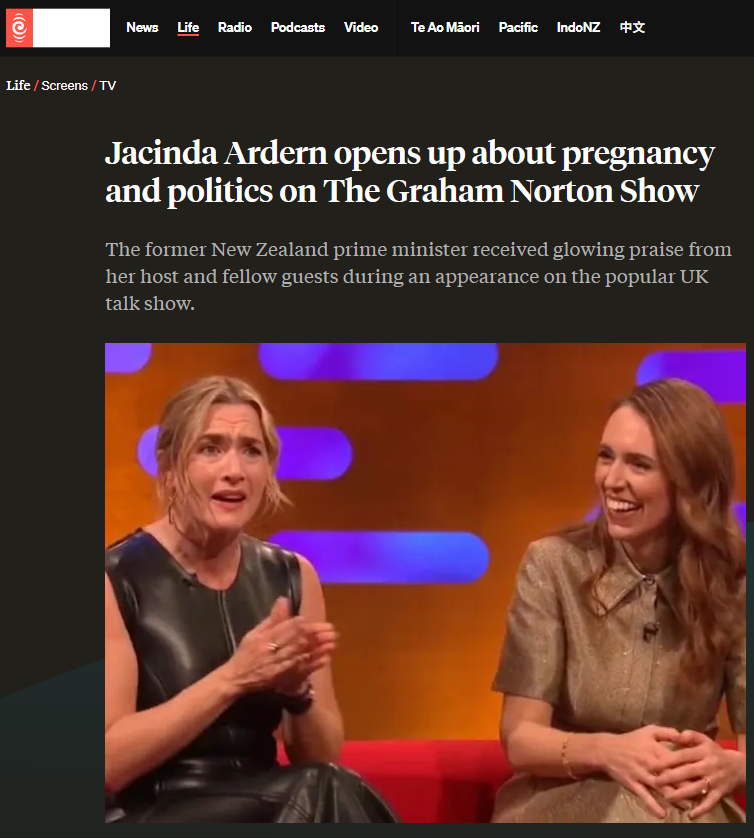 “Ardern’s Graham Norton Appearance and the Wreckage She Left Behind” - 7 December 2025