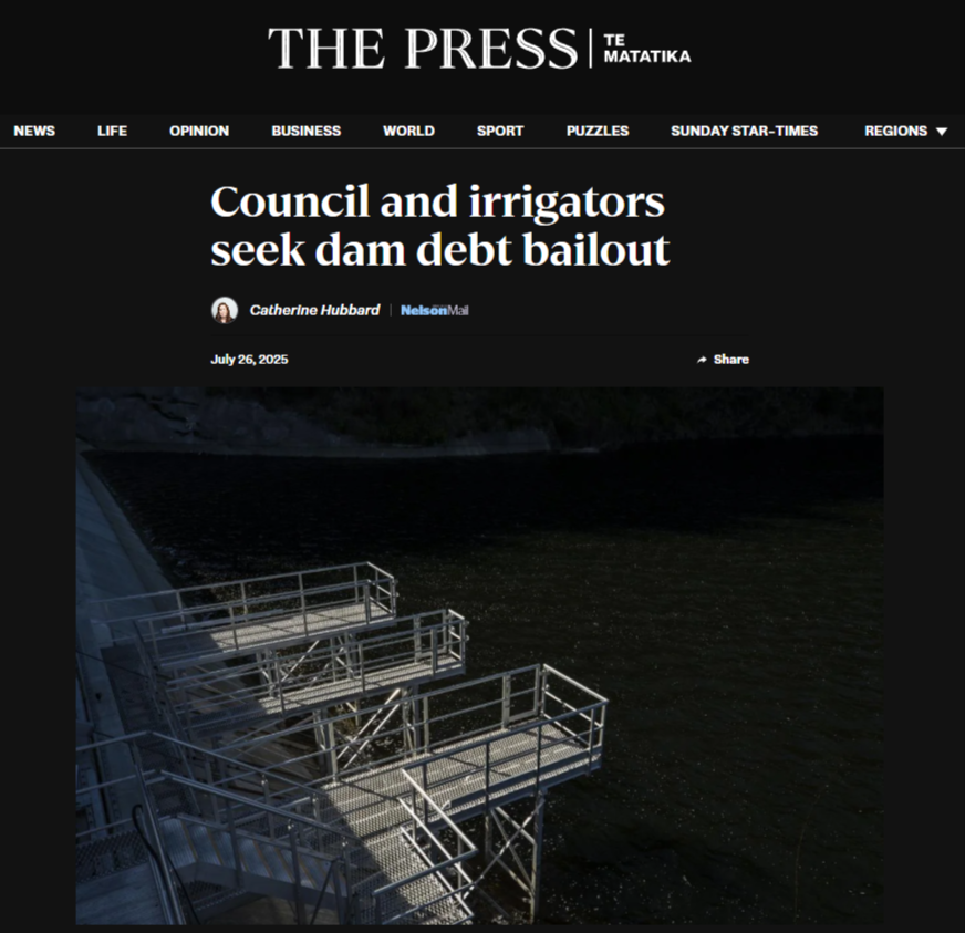 “The Neoliberal Tsunami: How Tasman's Dam Disaster Exposes the Corporate Welfare Scam” - 29 July 2025