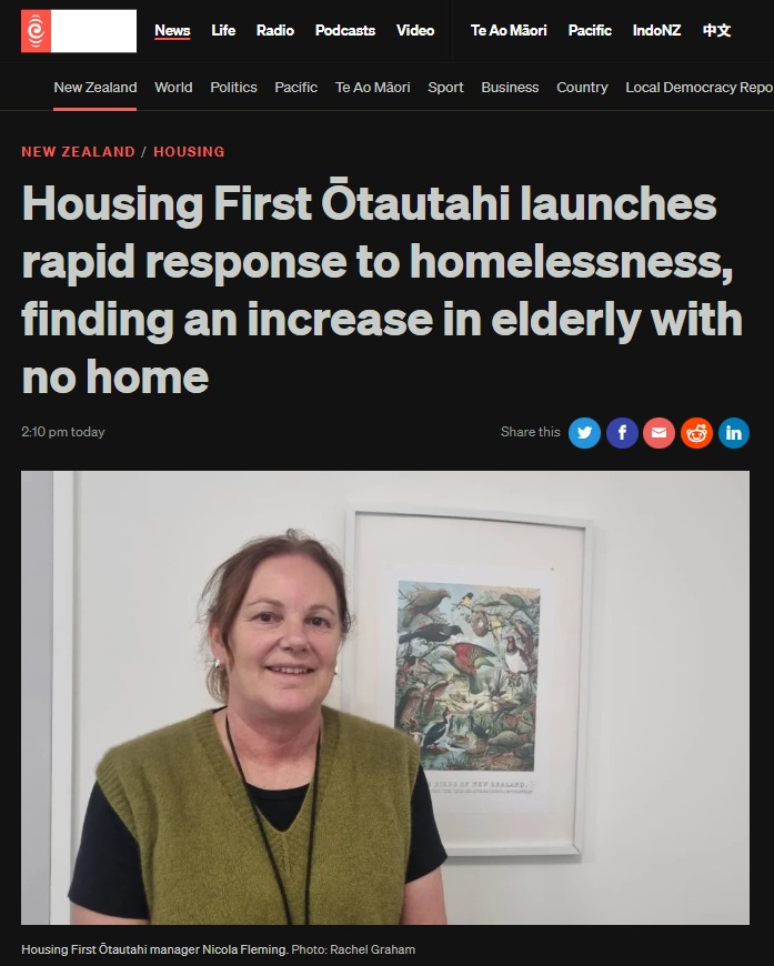 “THE SHAME THAT BROKE A NATION: Housing First Ōtautahi and the Elderly on the Streets” - 27 December 2025