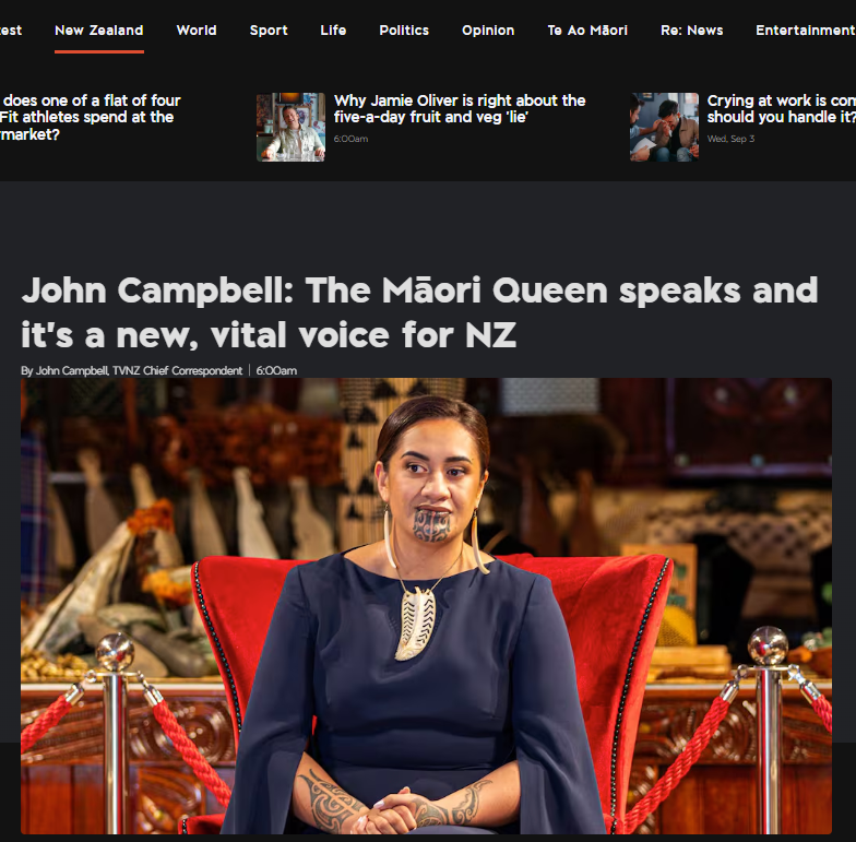 “Te Arikinui Kuini's Voice Rises: The Neoliberal Colonial Machine Crumbles Before Māori Resistance” - 9 September 2025