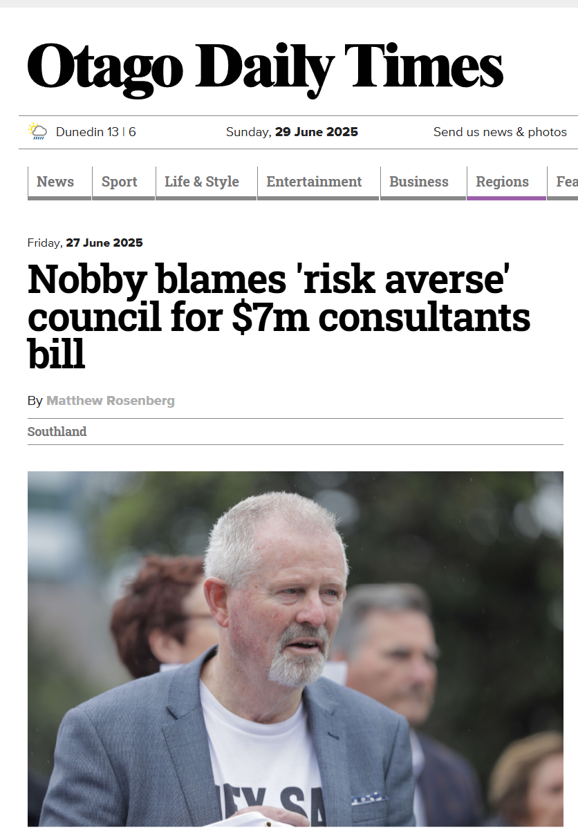 “Nobby Clark's Consultant Cash Splash Exposes the Neoliberal Con Job” - 29 June 2025