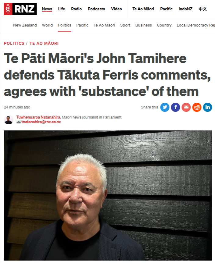 “The Dangerous Game of Ethnic Division That Serves White Supremacist Interests” - 16 September 2025