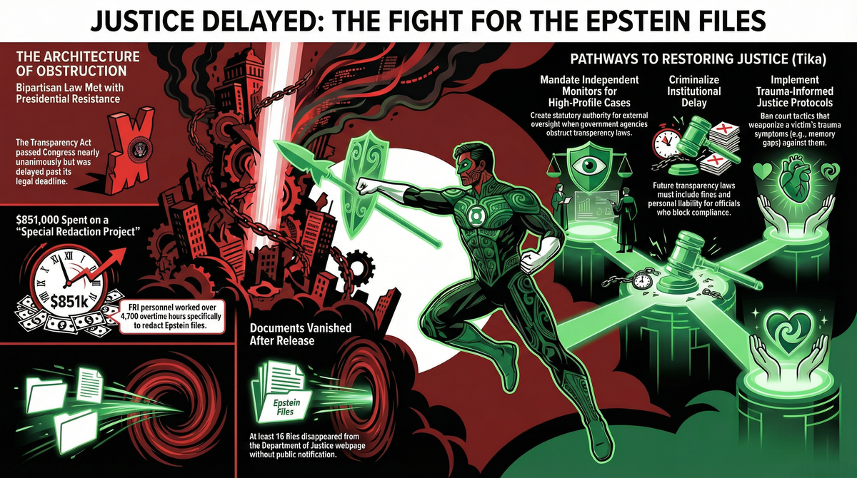 "When President Trump Protects Predators and the Empire Covers Its Own - The Ring Burns Green” - 31 January 2026