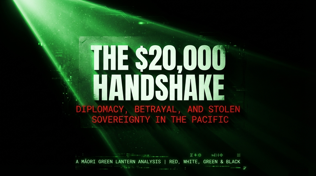 “The $20,000 Handshake: How Winston Peters Sold the Pacific’s Soul on Stolen Ngāpuhi Land” - 4 February 2026