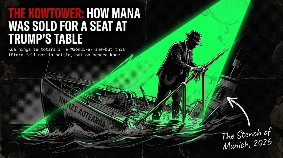 “The Kowtower: How Winston Peters Sold Aotearoa’s Mana for a Seat at Trump’s Table” - 1 February 2026