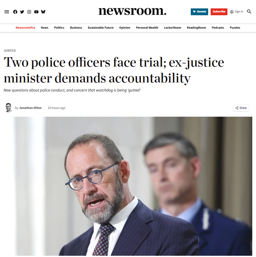 “GUTTED FROM WITHIN: How New Zealand Police Leadership Betrayed Justice While Gutting the Only Watchdog” - 21 November 2025