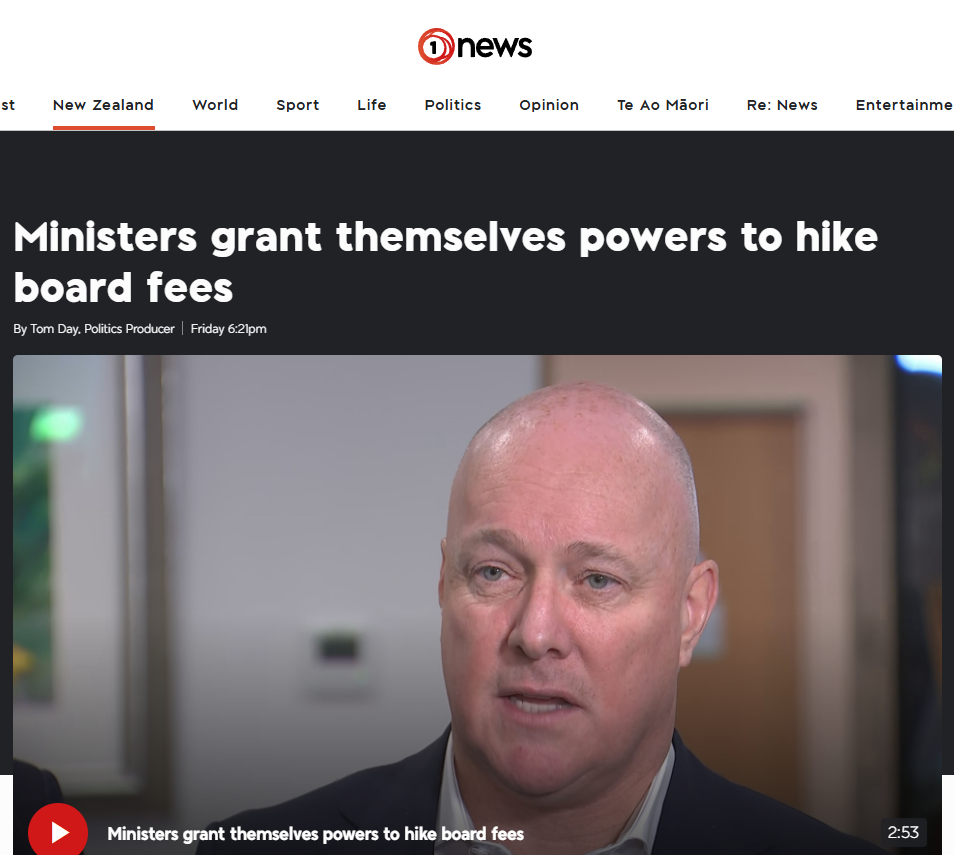 "The Coalition's Crown Board Fee Heist" - 30 August 2025