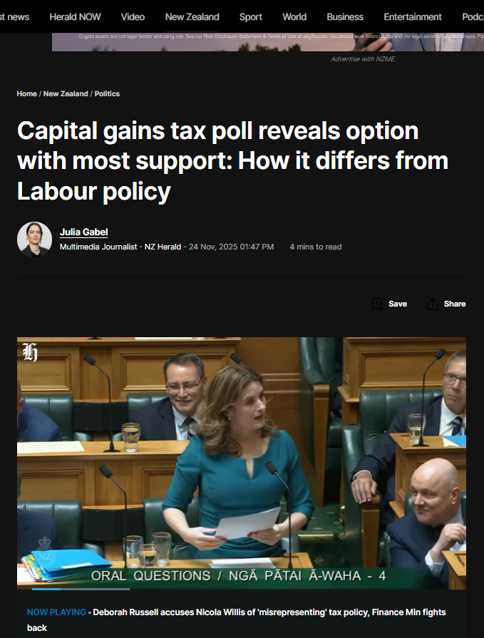 “Poll Fiction: How the Taxpayers’ Union-Curia Polling Manufactured Consent Against Labour’s Capital Gains Tax” - 25 November 2025