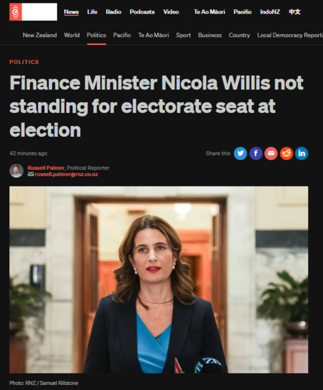“The Coward of Kenepuru: Nicola Willis’s $2.9 Billion Betrayal” - 22 December 2025