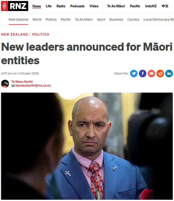 “Corporate Puppet Show: How Potaka is Gutting Māori Rights While Playing Dress-Up Minister” - 2 October 2025