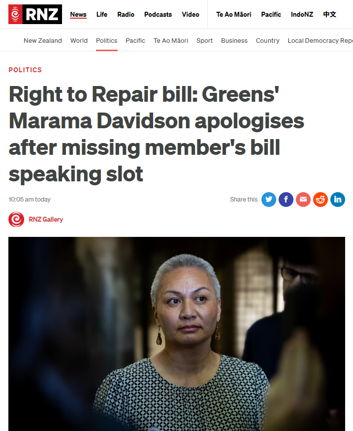 “How the National-Led Coalition Used a 20-Second Delay to Kill Legislation That 95 Percent of New Zealanders Wanted” - 23 October 2025