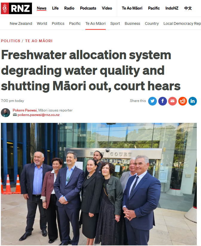 :$52 BILLION THEFT: How Colonial "First-In-First-Served" Water Allocation and Project 2025 Tactics Unite to Dispossess Māori and Poison Our Rivers" - 3 November 2025