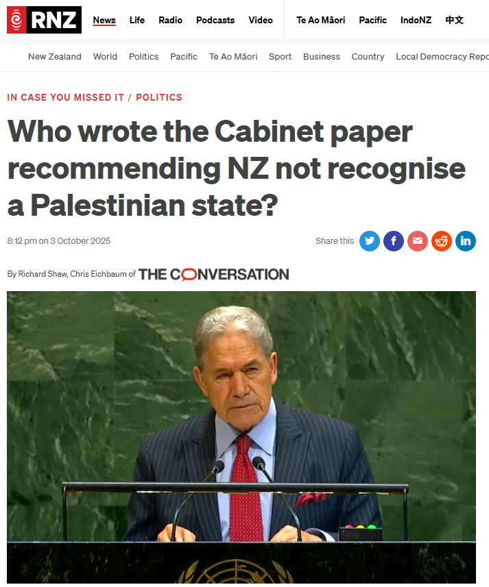 “Te Karauna Huna: Winston Peters’ Shadow Cabinet and the Death of Democratic Transparency” - 4 October 2025