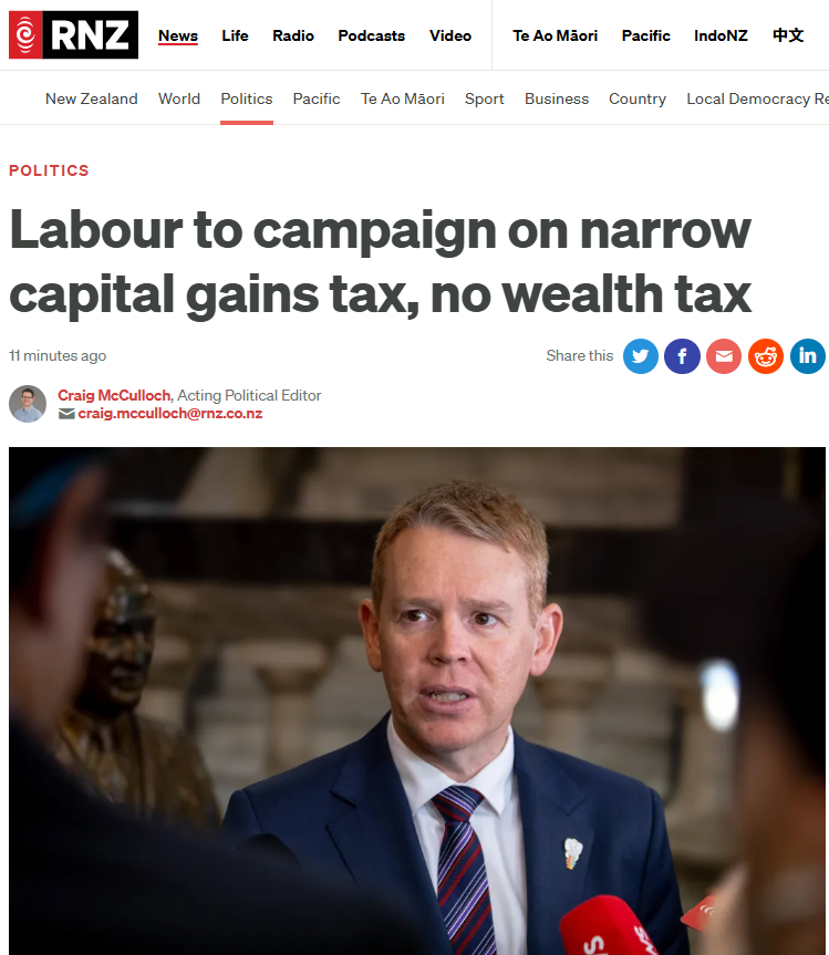 "How Labour’s Gutless CGT Betrays a Generation While Property Speculators Laugh All the Way to the Bank" - 28 October 2025
