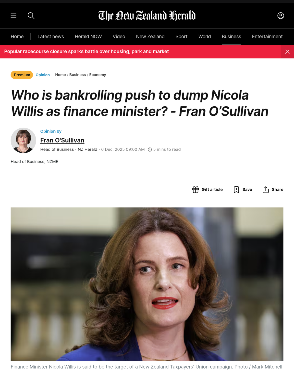 “THE FEAST OF FOOLS: A TANIWHA DECONSTRUCTS THE RIGHT’S CIVIL WAR” - 6 December 2025