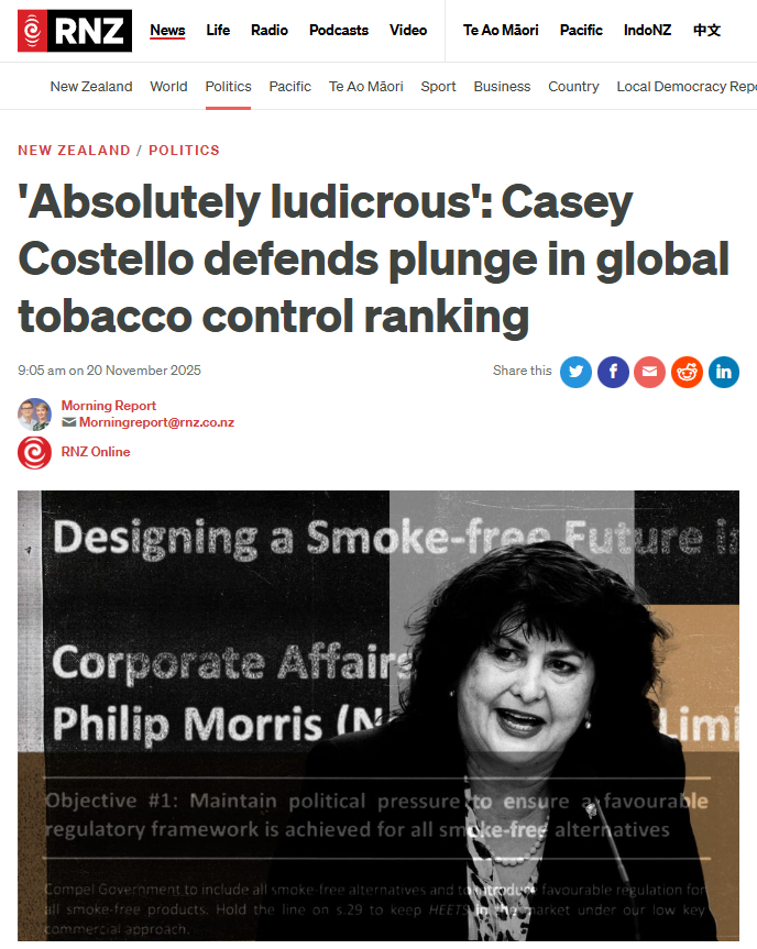 “Smoke, Mirrors, and the Stolen Future: How Aotearoa Became an International Disgrace” - 21 November 2025