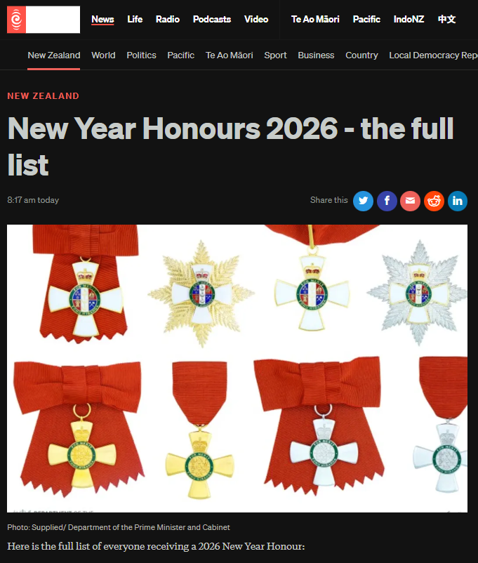 “WHEN THE CROWN CROWNS THIEVES: The Honours System as Institutional Laundering for Economic Colonisers” - 1 January 2026