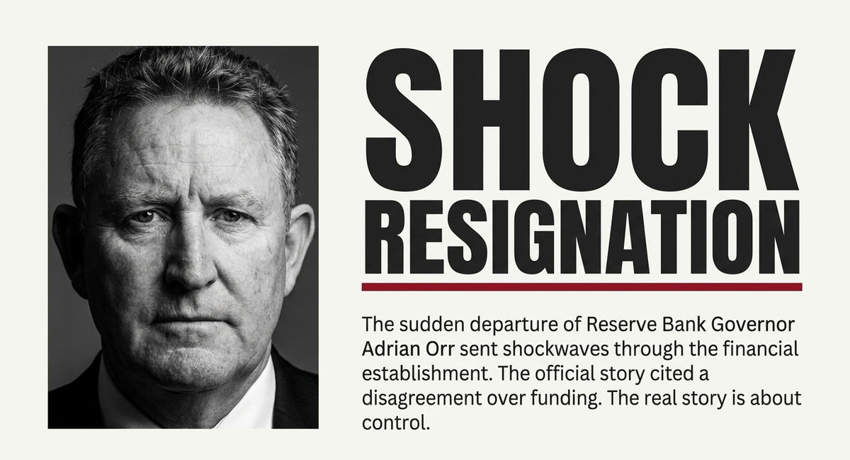 "The Funding Coup: How the Luxon Government Forced Adrian Orr Out and Hollowed the Reserve Bank’s Independence" - 31 December 2025