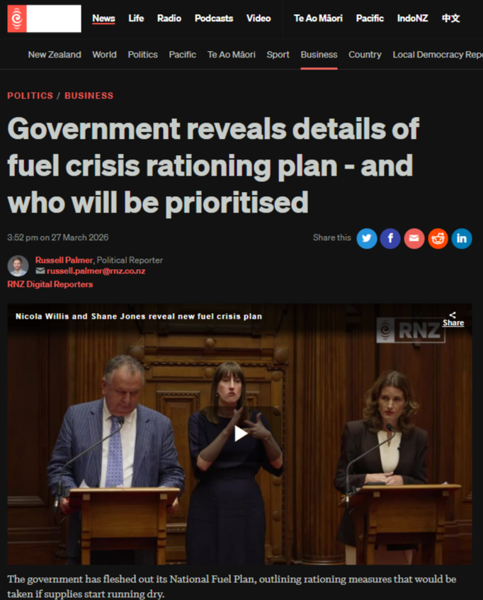 "PANTOMIME OF THE DYING WAKA: How Luxon's Hollow Helmsmen Stole Another Chief's Paddle While Aotearoa Drowns in Diesel" - 28 March 2026