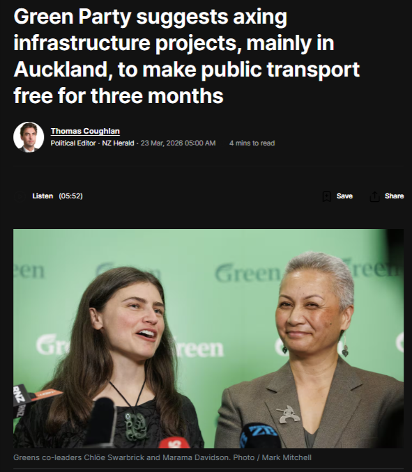 "Ka Noho i Roto i Te Ahi: The Green Party's Fossil Fuel Crisis Offer and the Hidden Architecture of Transport Injustice in Aotearoa" - 24 March 2026