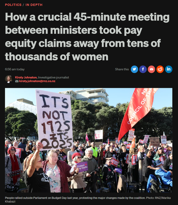 "The Forty-Five Minute Theft: How Six Ministers Stole $12.8 Billion from the Hands of Wāhine" - 20 March 2026