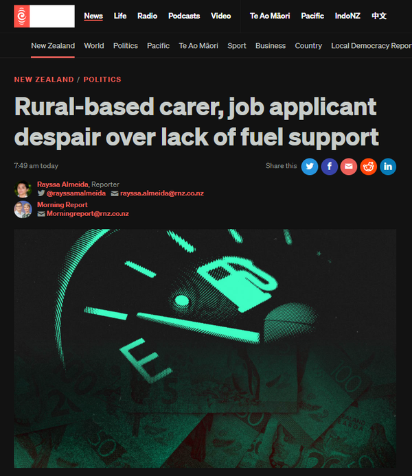 "THE EMPTY TANK: How a White Supremacist Neoliberal Government Left Its Carers on the Side of the Road to Die" - 26 March 2026