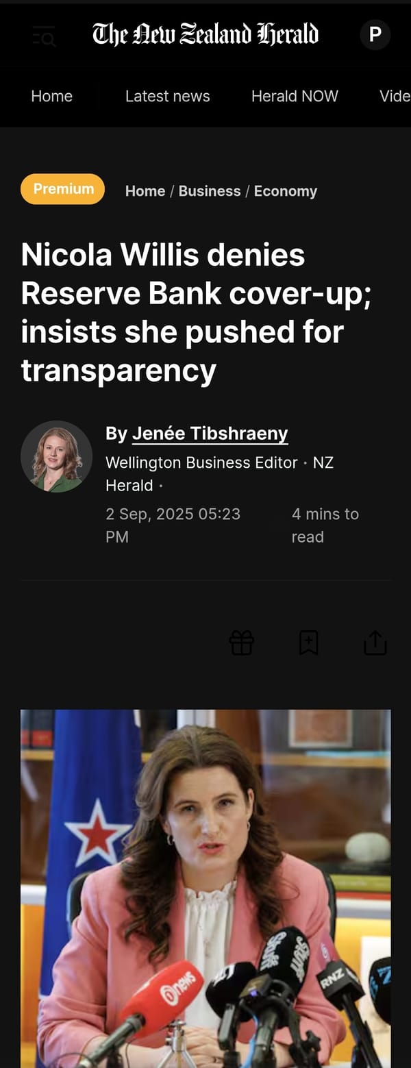 “The Finance Minister's Great Deception” - 2 September 2025