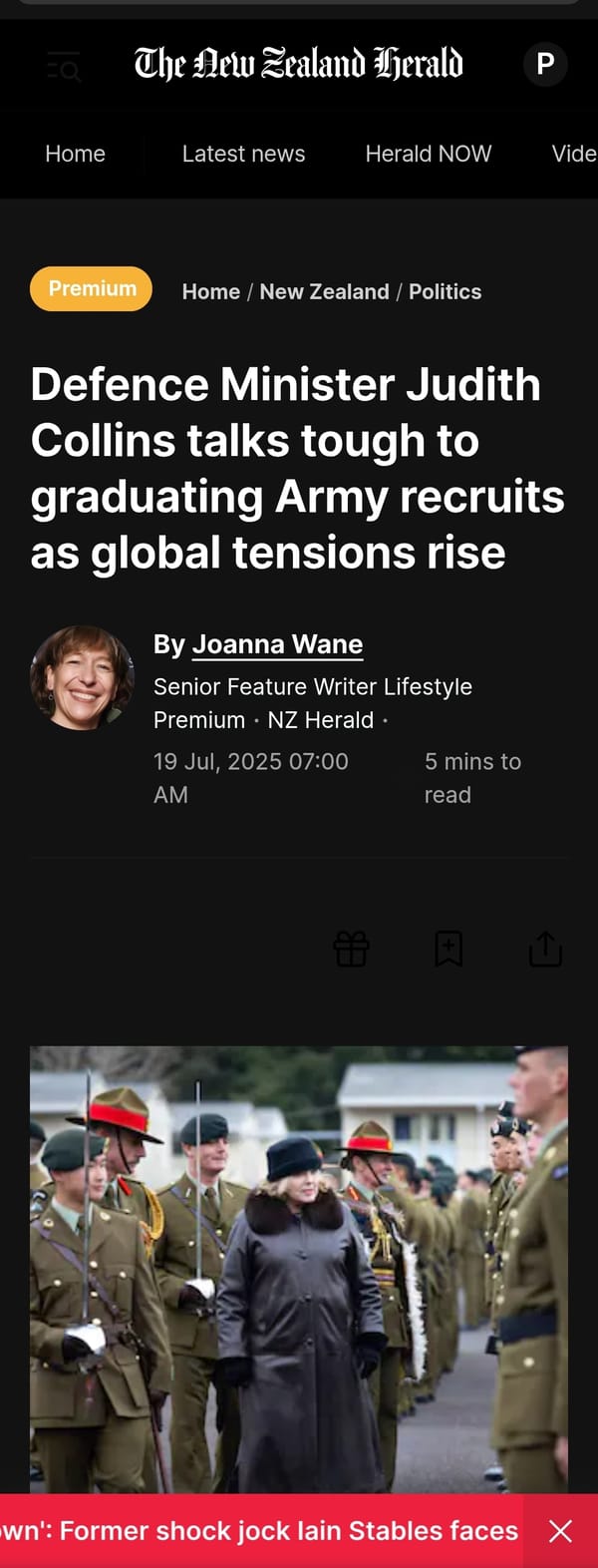 "Out-spending the Devil: Militarism, Misinformation, and the New Zealand Government’s Disney Villain Moment" - 20 July 2025