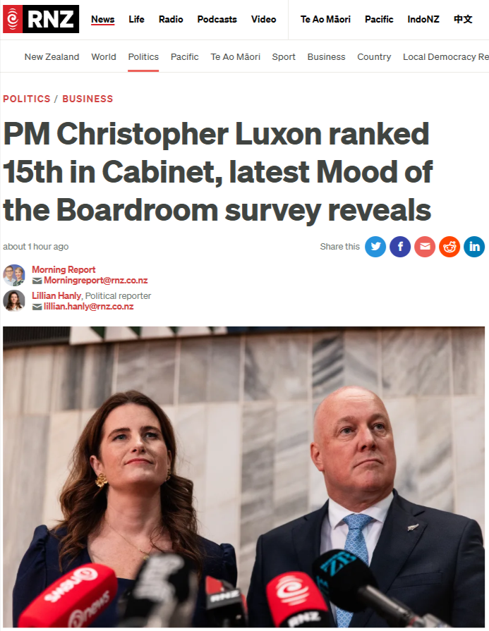 “Luxon’s Corporate Con Job: How New Zealand’s Fake CEO Prime Minister Got Exposed by His Own Business Mates” - 23 September 2025