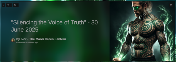 "Silencing the Voice of Truth" - 30 June 2025