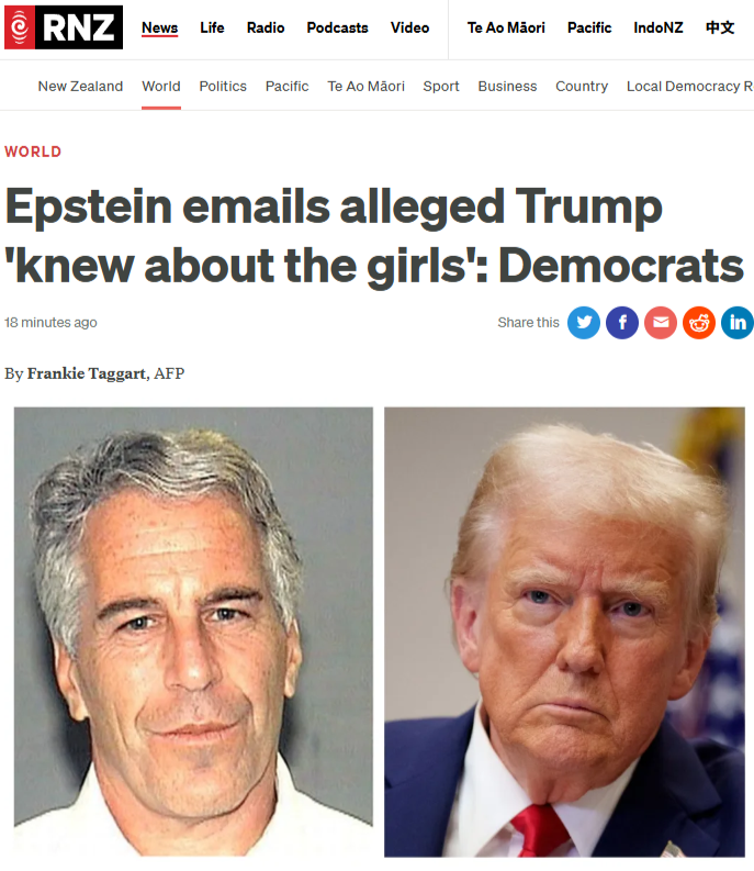 "THEY KNEW: Trump, Epstein, and the Machinery of Impunity" - 13 November 2025