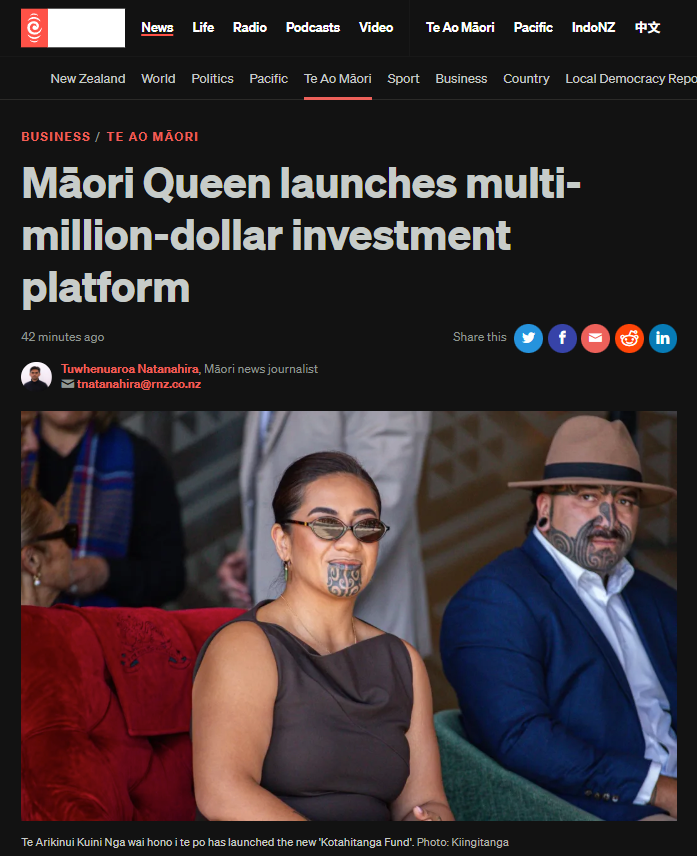 “The Kotahitanga Fund: Wealth for the Iwi Elite, Precarity for the Whānau” - 29 Noember 2025