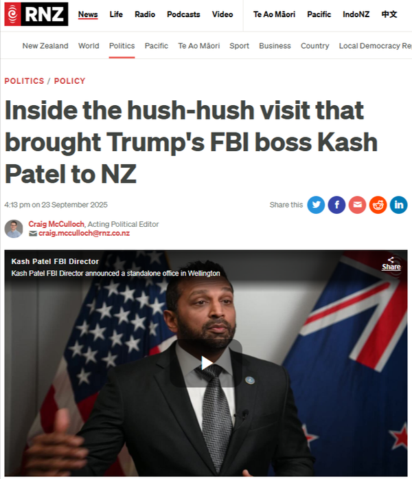 “How Trump’s FBI Invaded Aotearoa to Spy on Māori” - 24 September 2025