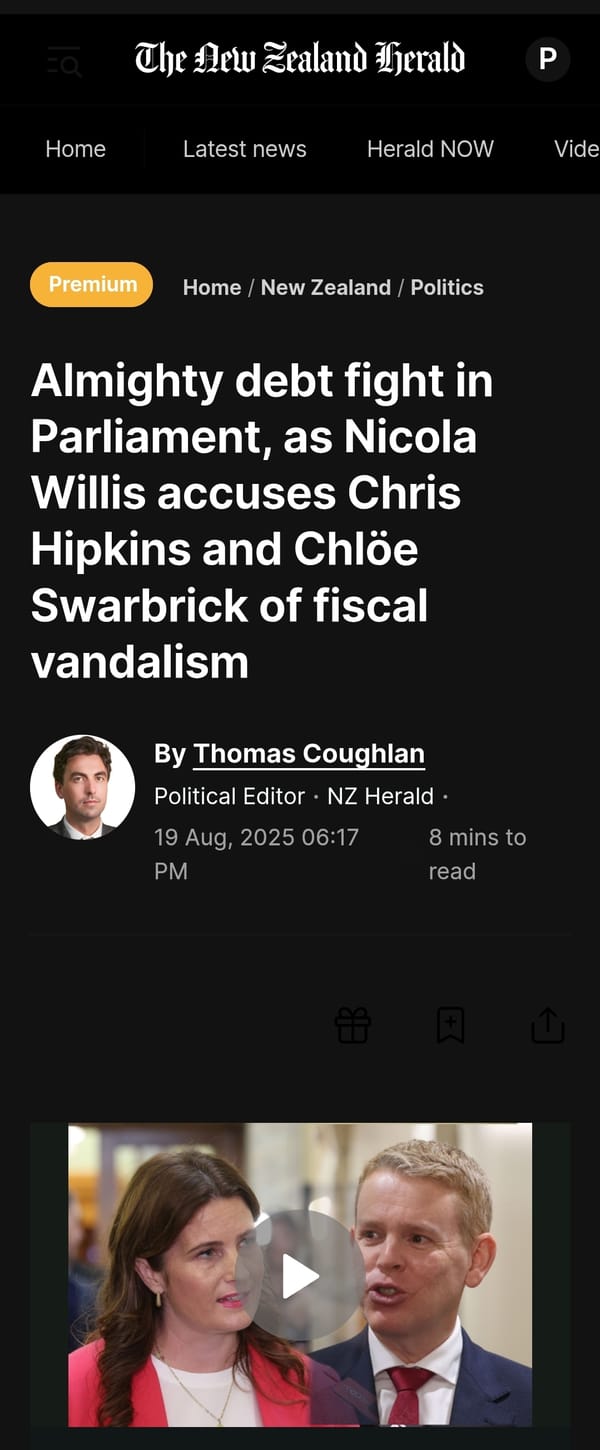 “The Corrupt Vandalism of Neoliberal Austerity” - 20 August 2025